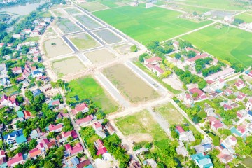 Construction progress update in August 2022 – Typical Residential Area Infrastructure Project in Hoang Hoc Village, Dong Hoang Commune, Dong Son District, Thanh Hoa Province